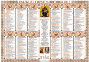 Calendar Ortodox